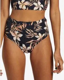 Coral Gardeners Hi Waist Retro Bikini Bottoms - Beachin Surf