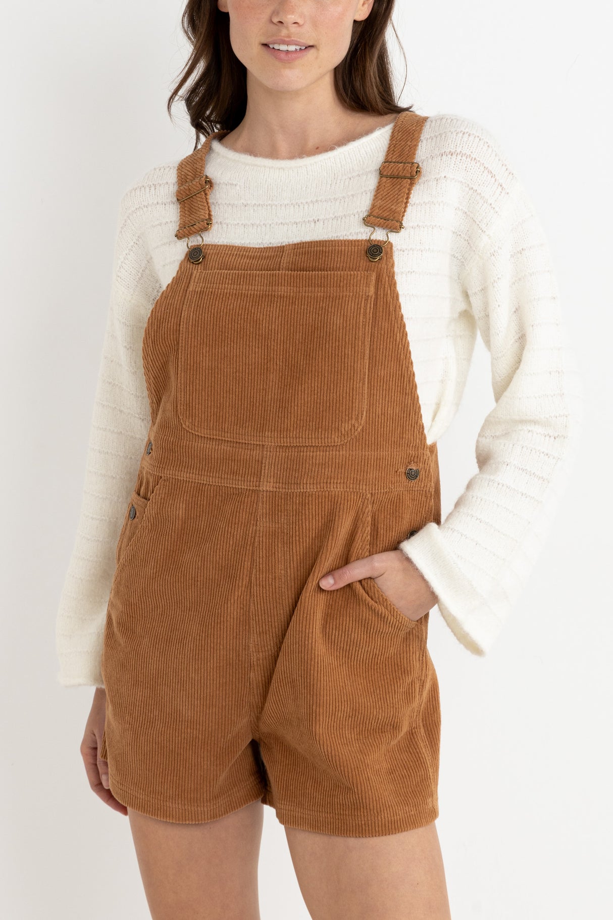 Cord Tide Short Overall