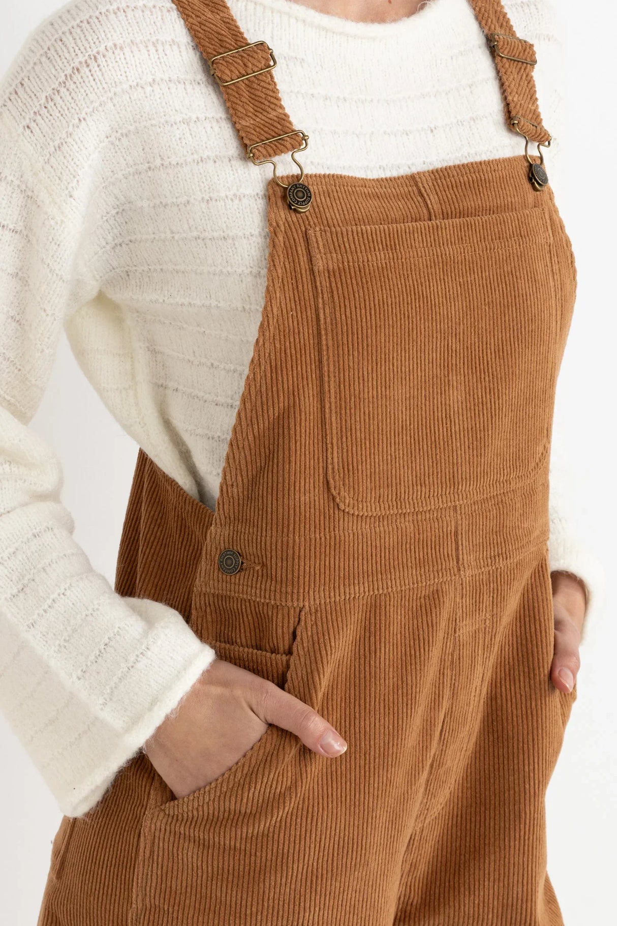 Cord Tide Short Overall