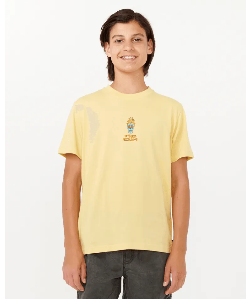 Cosmic Skull Tee - Boy - Beachin Surf