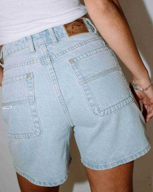 Cyprus High Denim Short - Beachin Surf