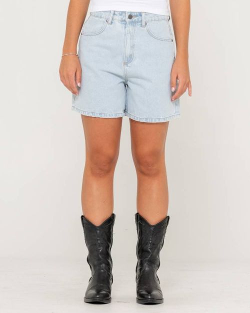 Cyprus High Denim Short - Beachin Surf