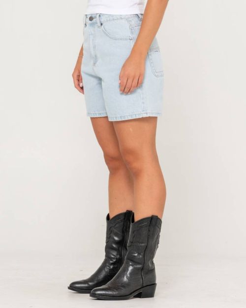 Cyprus High Denim Short - Beachin Surf