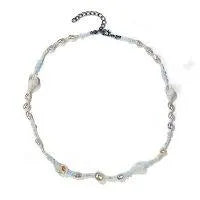 Dainty Pearl & Seashell Choker - Beachin Surf