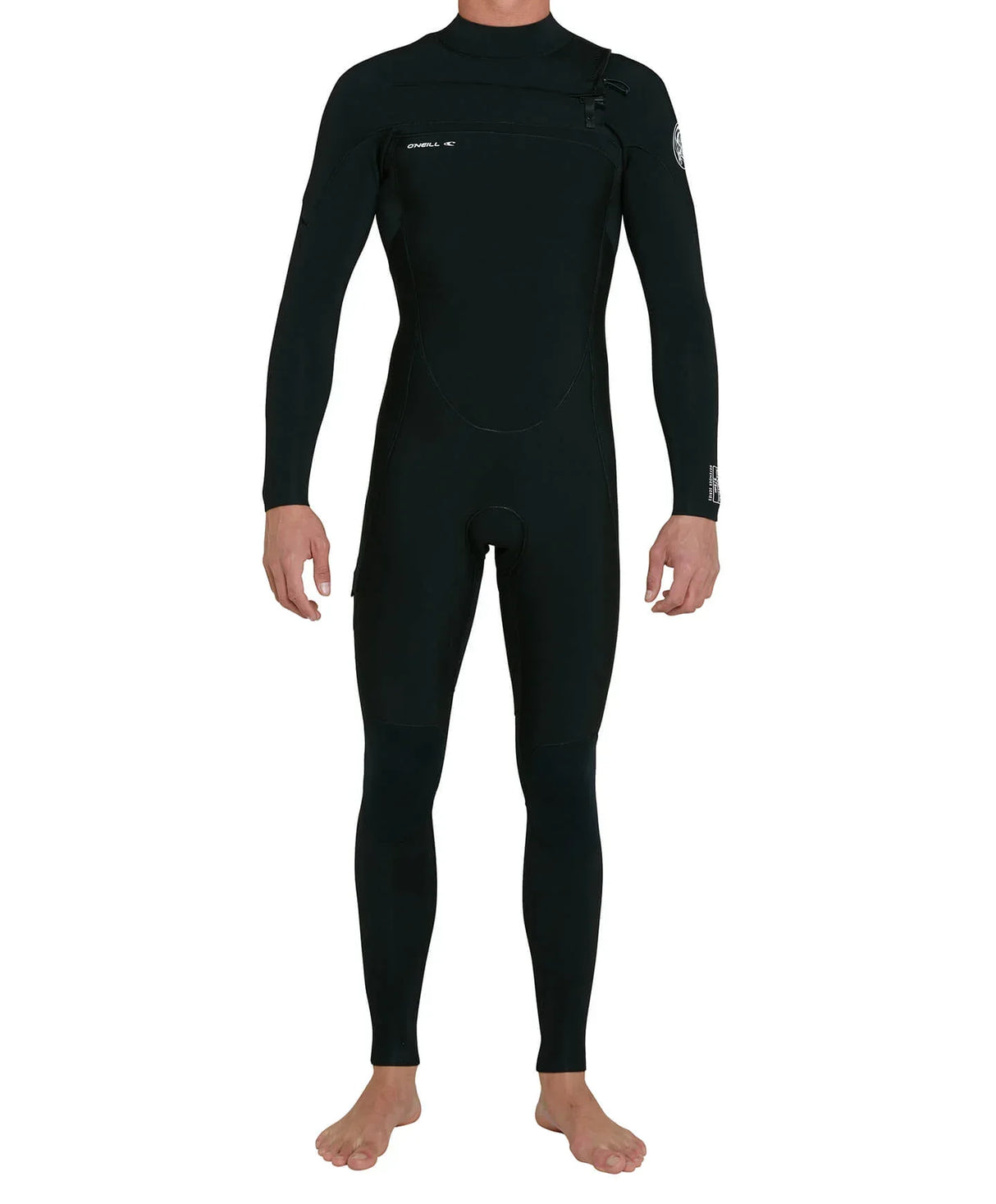 Defender 4/3Mm Steamer Chest Zip Wetsuit - Black