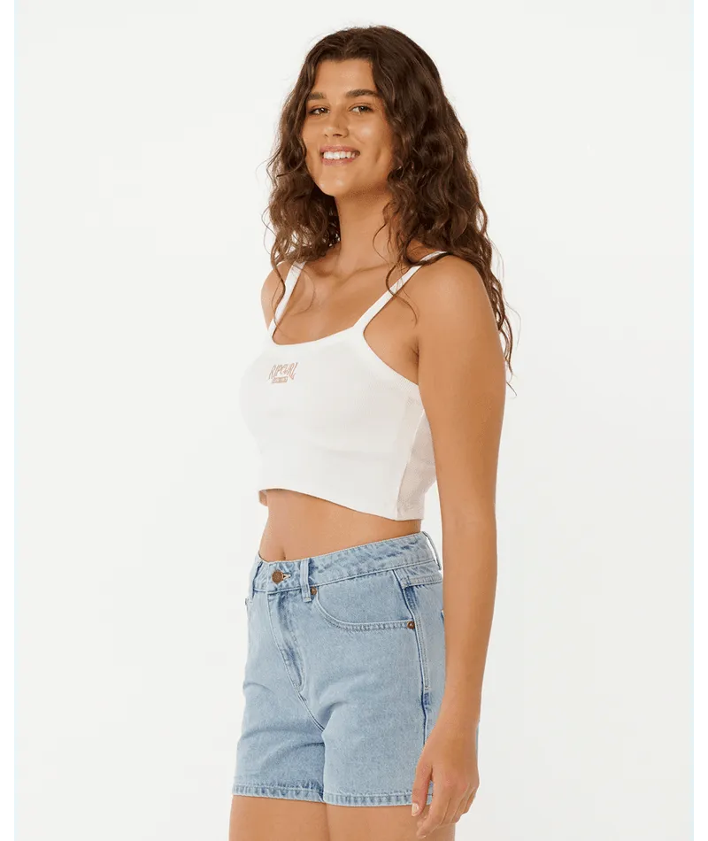 Dreamer Ribbed Tank - Beachin Surf