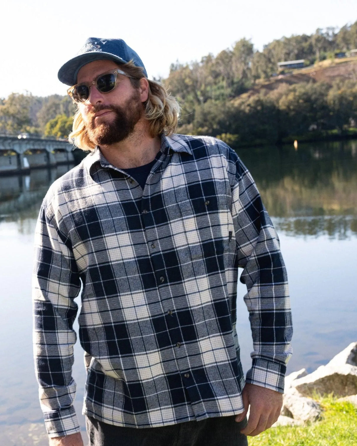 Dry Eyes Long Sleeve Flannel Shirt - Beachin Surf