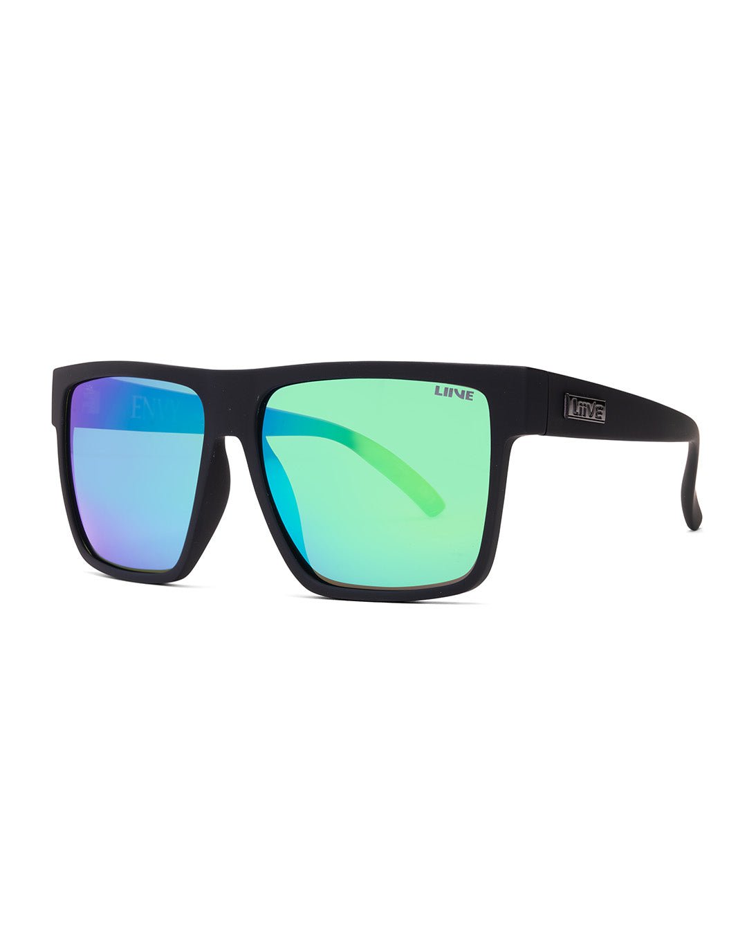 Liive Brooksy Envy Mirror Polarised Float sunglasses angle view - Beachin Surf
