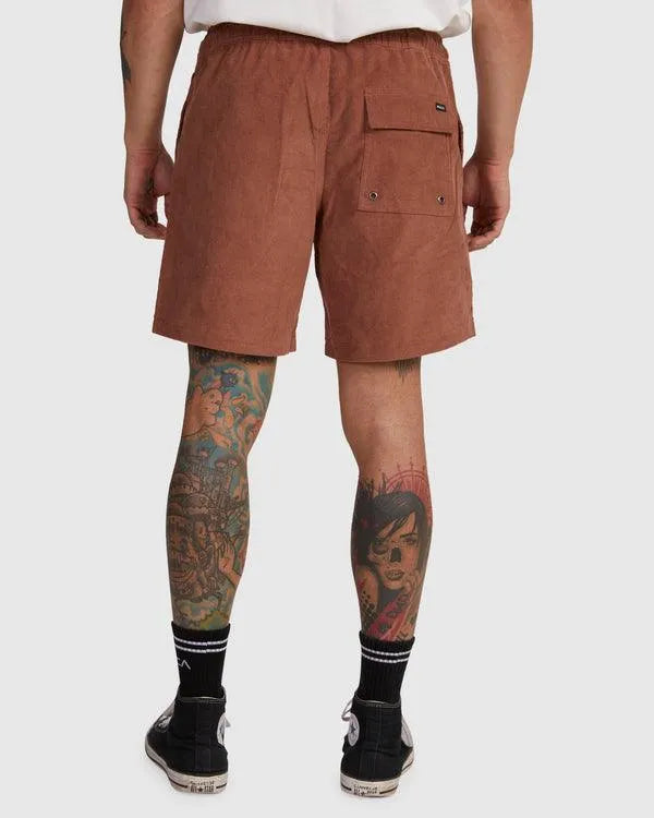 Escape Cord Elastic Script Shorts - Beachin Surf