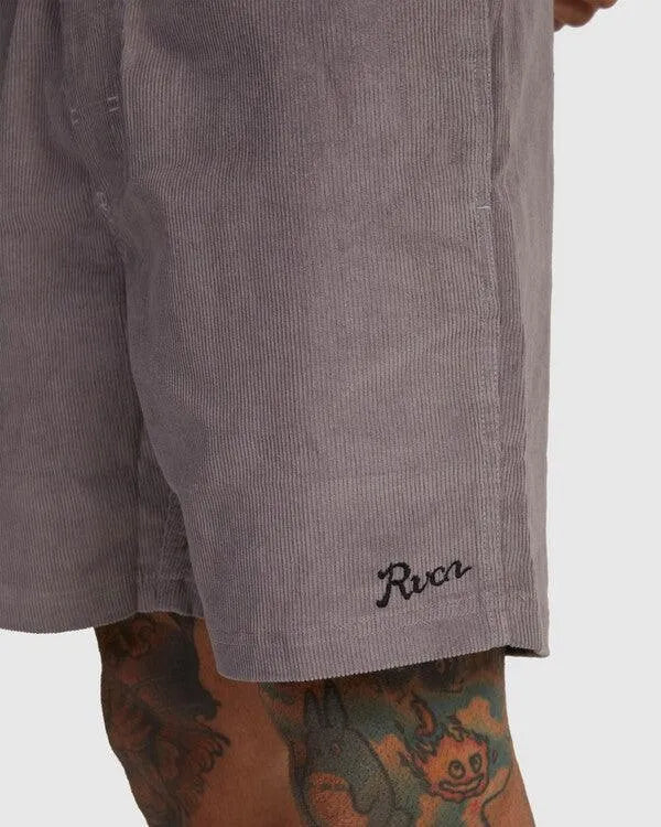 Escape Cord Elastic Script Shorts - Beachin Surf