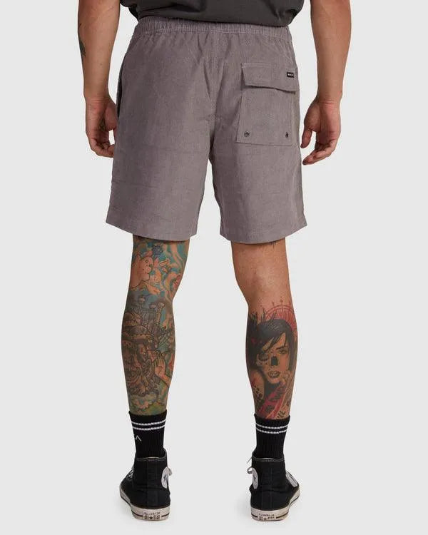 Escape Cord Elastic Script Shorts - Beachin Surf