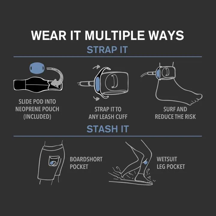 Fcs X Sharkbanz Pod - Surf Shark Deterrent - Beachin Surf