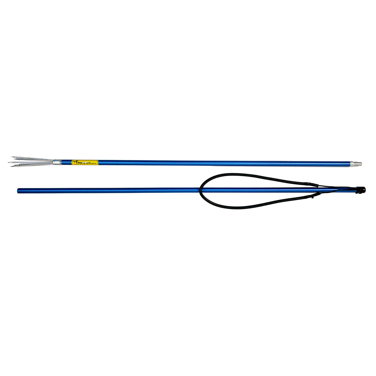 Land & Sea Blue Anodised Alloy 2pc Handspear - Pieces