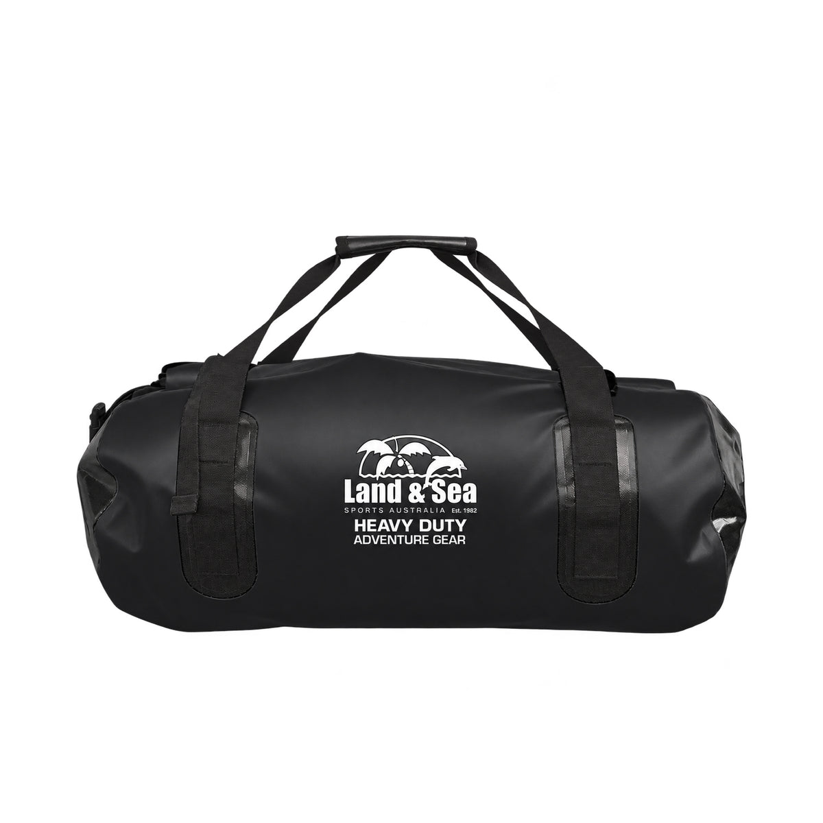 Land & Sea 45L Heavy Duty Roll Dry Bag Black - Front