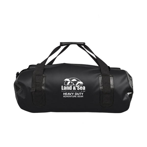 Land & Sea 45L Heavy Duty Roll Dry Bag Black - Front