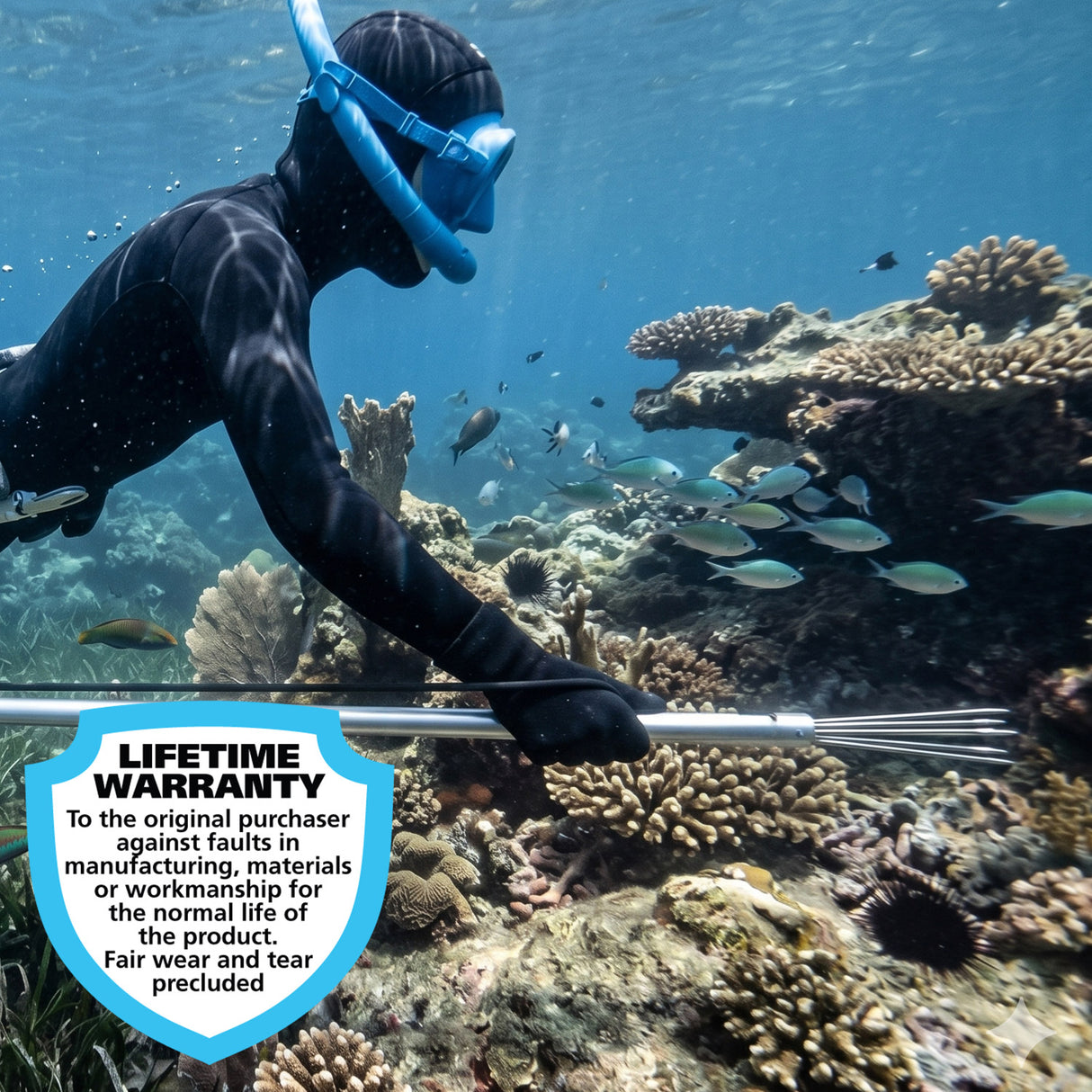 Land & Sea Tourist Aluminium 2 Piece Handspear - Lifestyle