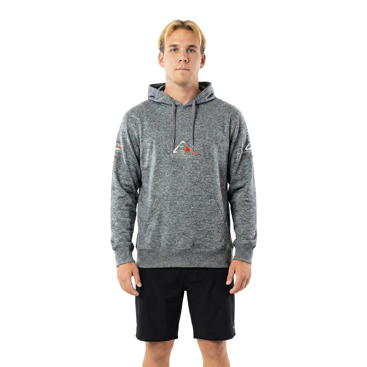 Adrenalin 2P Thermo Hoodie Grey - Front Zoomed