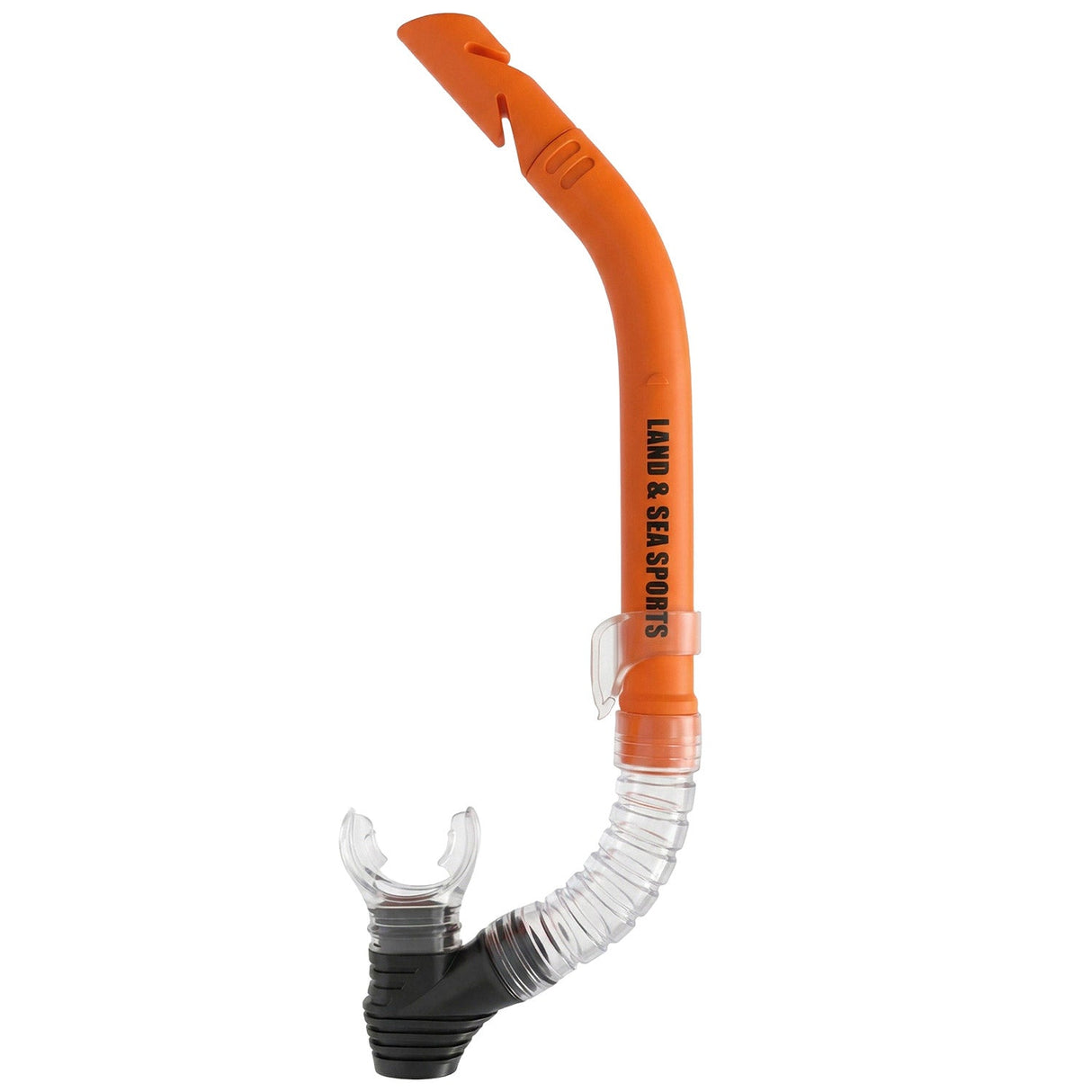 Land & Sea Sports Clearwater Diamond Clear Set Orange - Snorkel