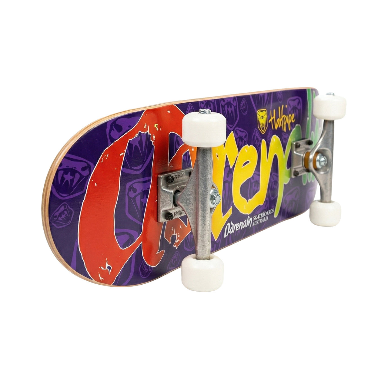 Adrenalin Halfpipe Skateboard Hero 31x8 - Side Angled