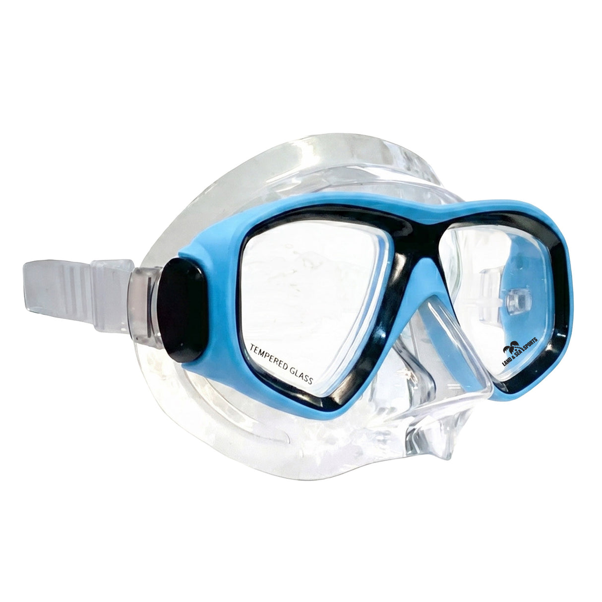 Land & Sea Sports Clearwater Diamond Clear Set Blue - Mask
