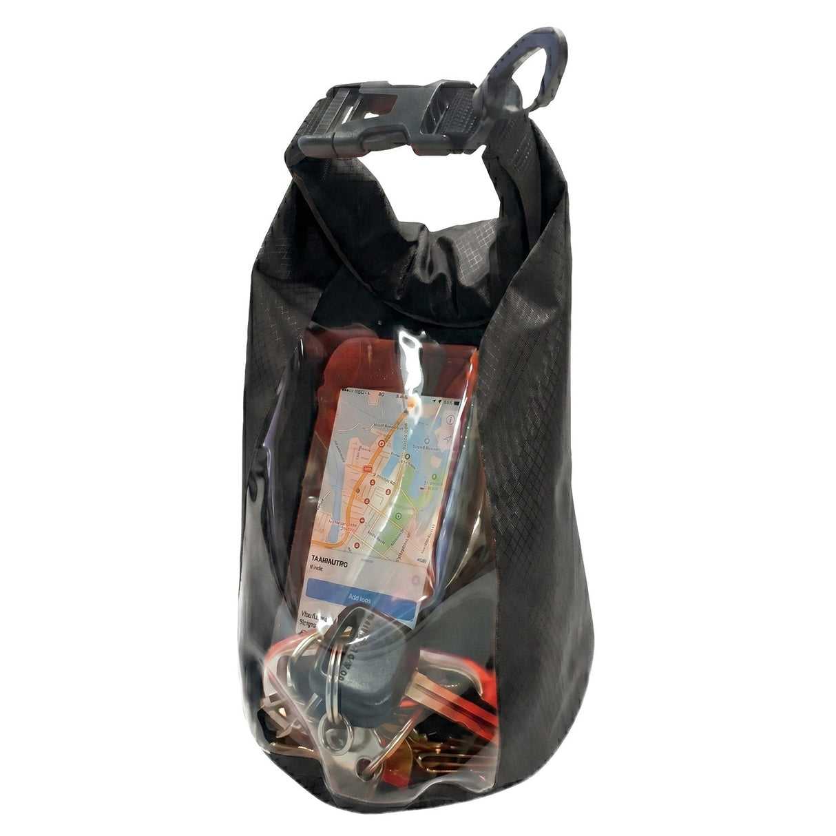 Land & Sea 1.5L Personal Dry Bag Black - Back