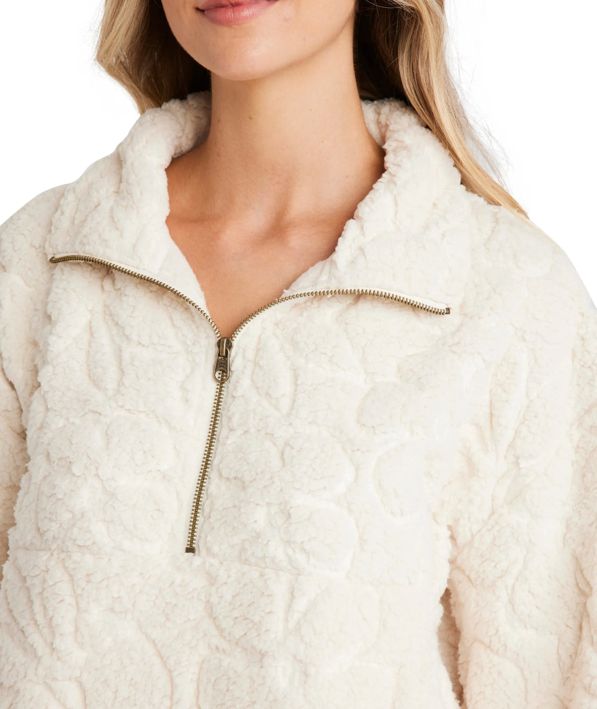 Fireside Cozy Half Zip Crew - Beachin Surf