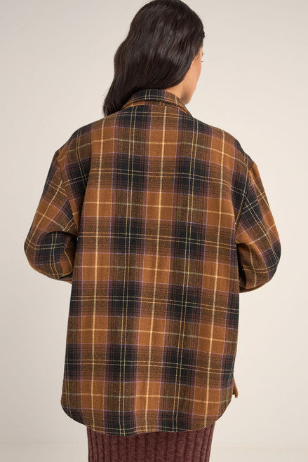 Flannel Oversized Shirt - Beachin Surf