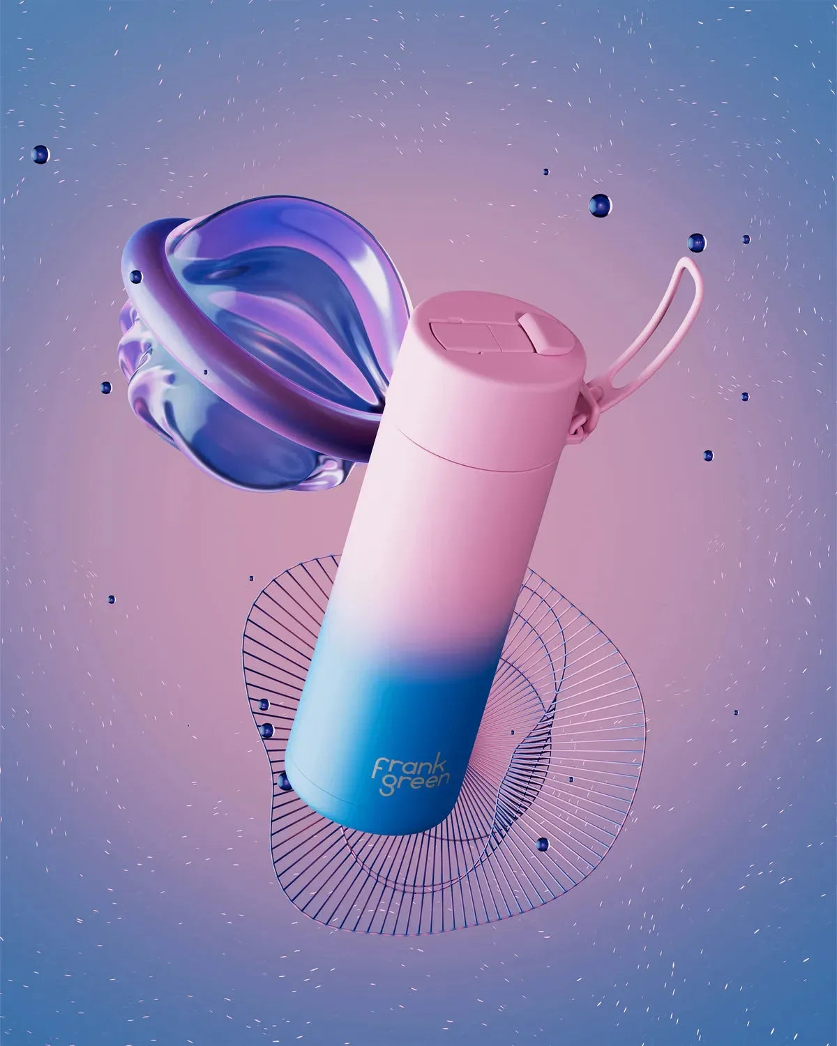 Frank Green Gradient Ceramic Reusable Bottle 20Oz / 595Ml