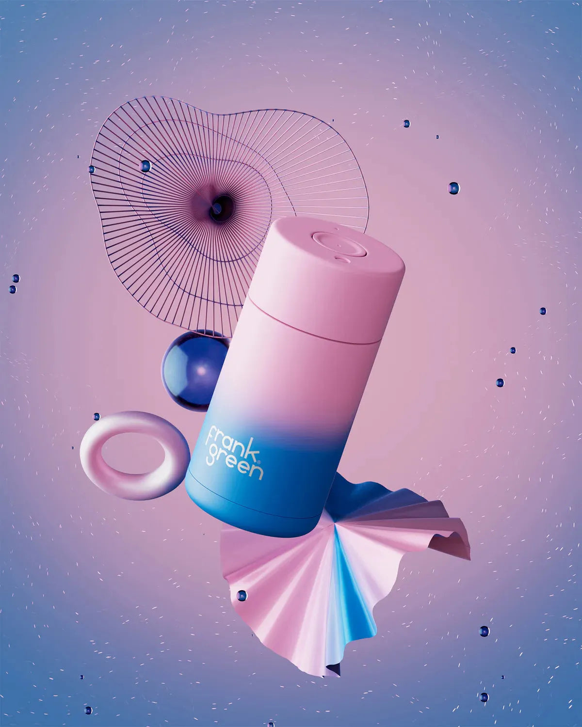 Frank Green Gradient Ceramic Reusable Cup 12Oz / 355Ml - Beachin Surf