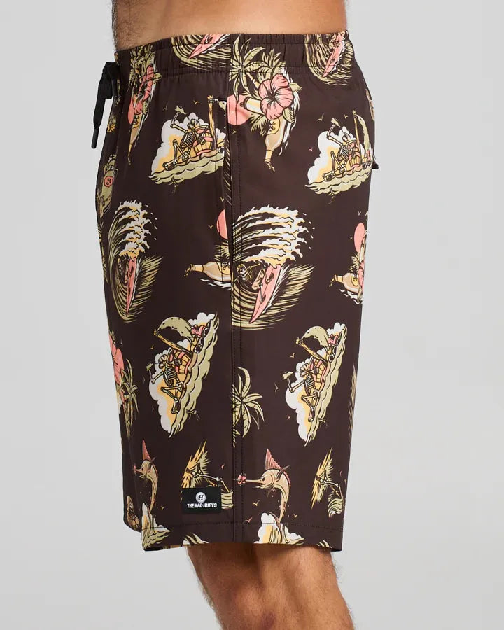 Frothin Out 19" Swim Volley Short - Beachin Surf