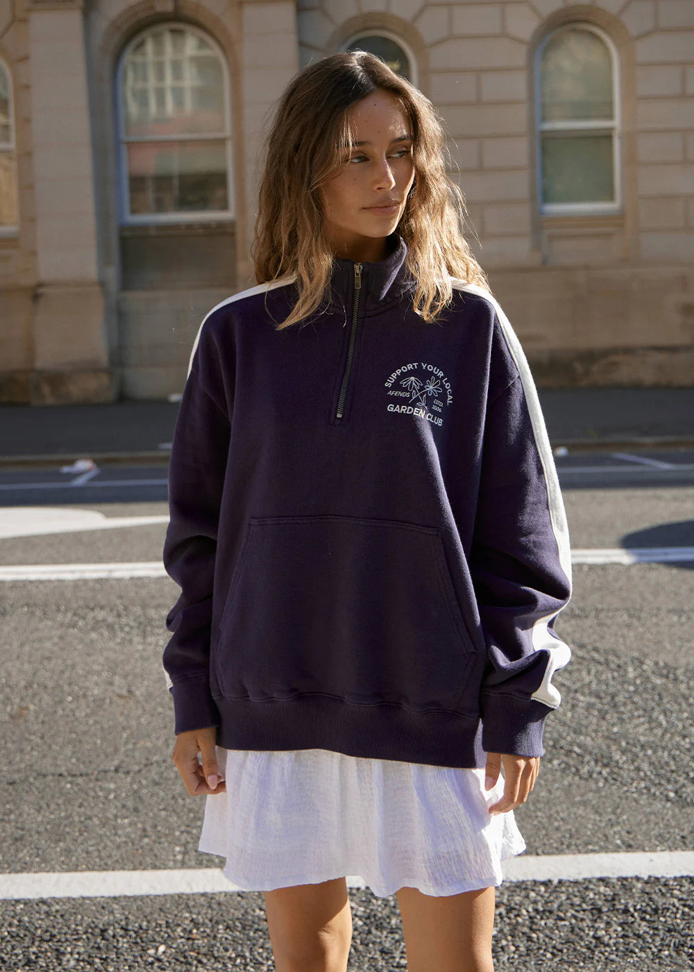 Community Garden Quarter Zip Jumper