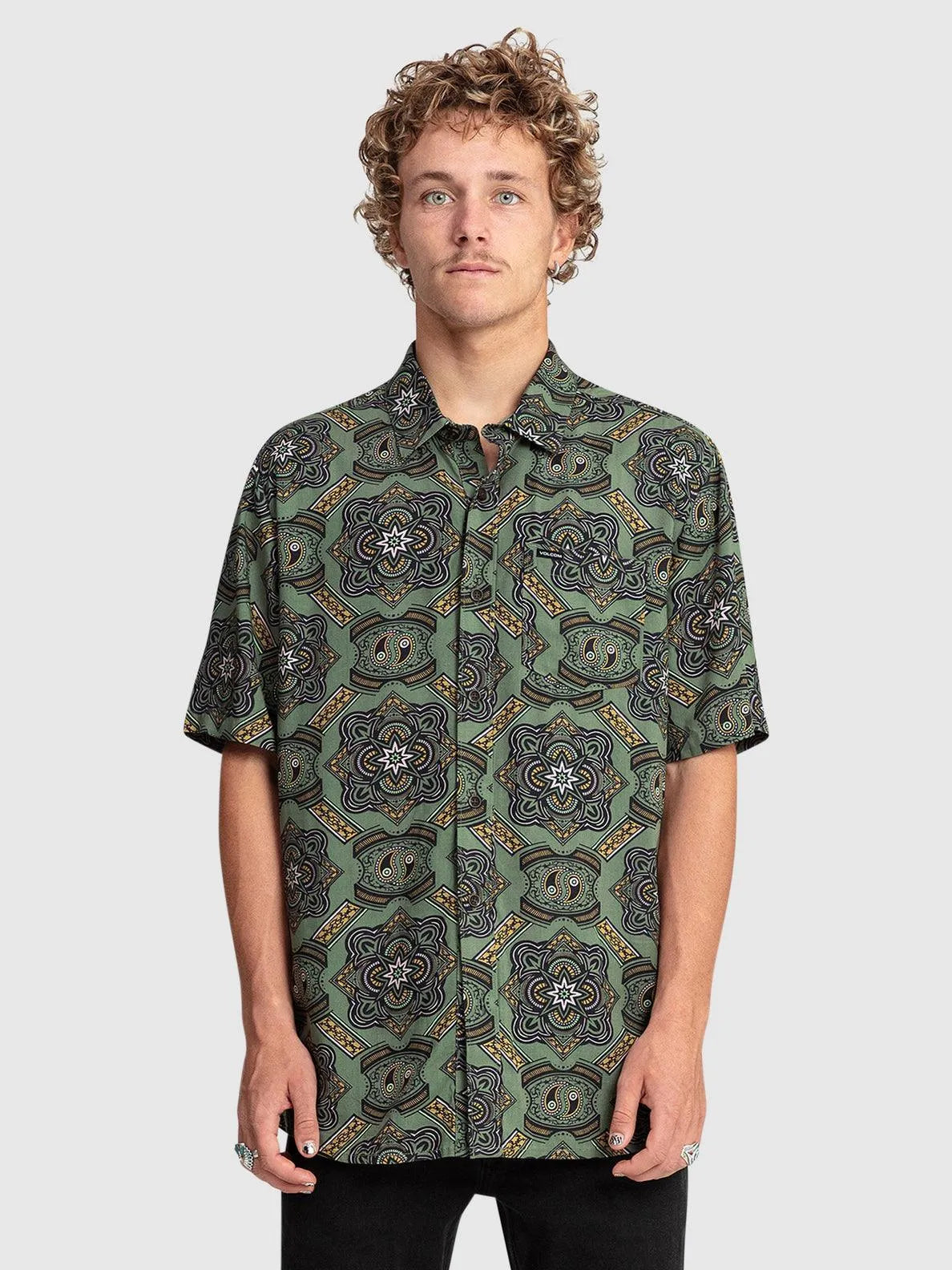Gazer Woven Ss - Beachin Surf