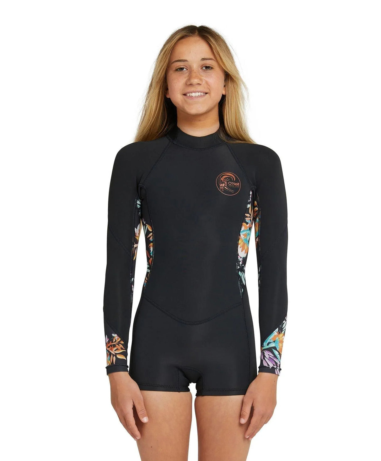 Girl'S Bahia 2Mm Ls Mid Spring Suit Wetsuit - Beachin Surf