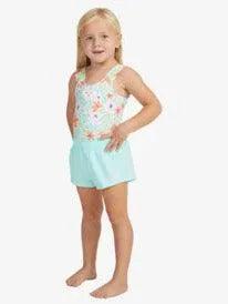 Girls 2-7 Solid Basic Swim Shorts - Beachin Surf