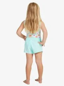 Girls 2-7 Solid Basic Swim Shorts - Beachin Surf