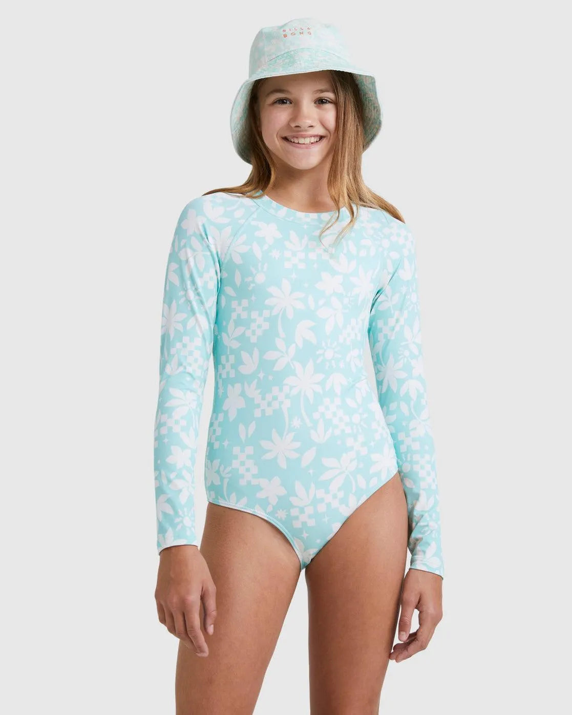Girls 6-14 Catcha Wave Rash Vest - Beachin Surf