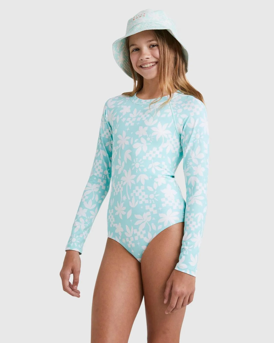 Girls 6-14 Catcha Wave Rash Vest - Beachin Surf