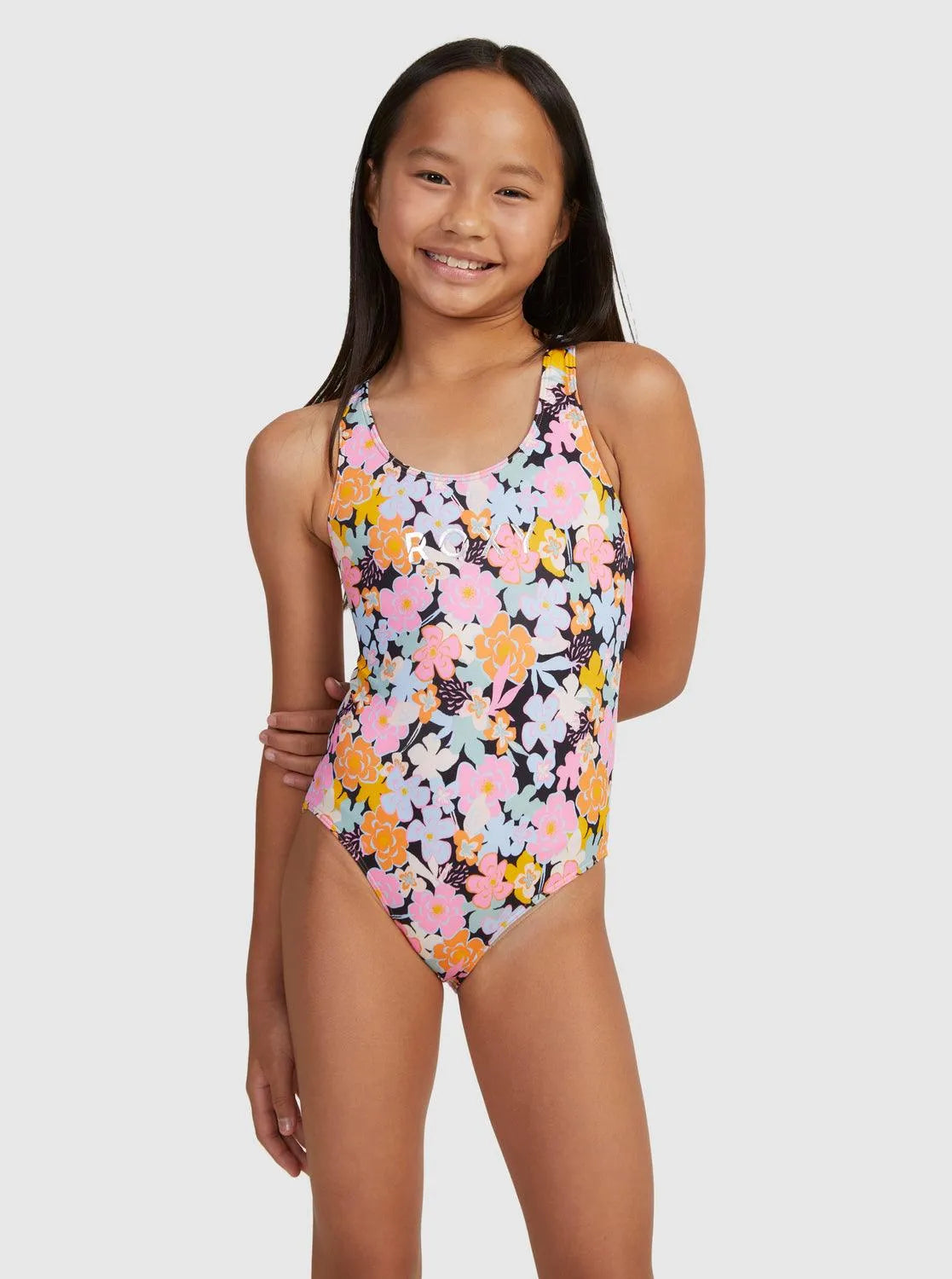 Girls 6-16 Above The Limits One-Piece Swimsuit - Beachin Surf