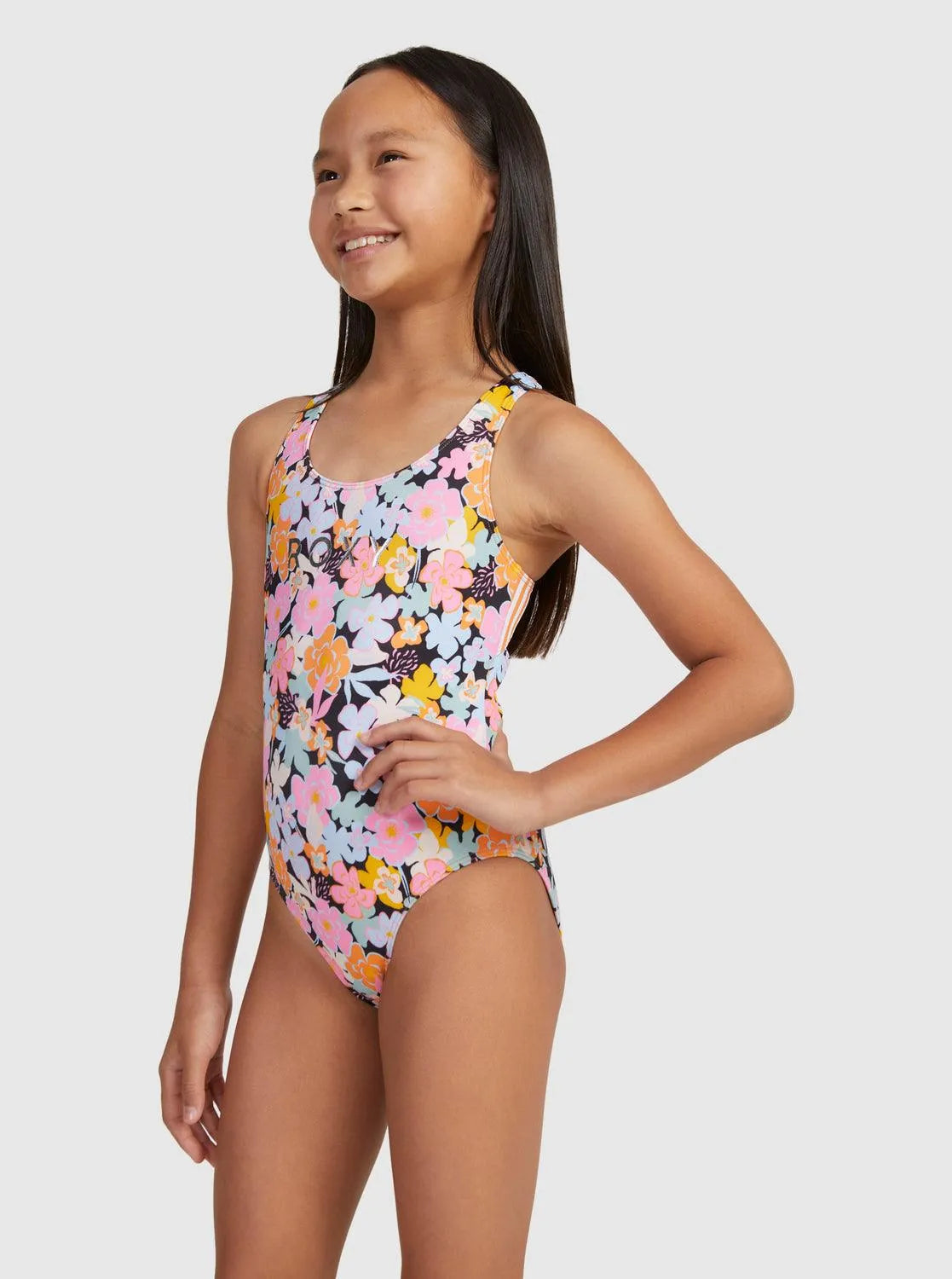 Girls 6-16 Above The Limits One-Piece Swimsuit - Beachin Surf