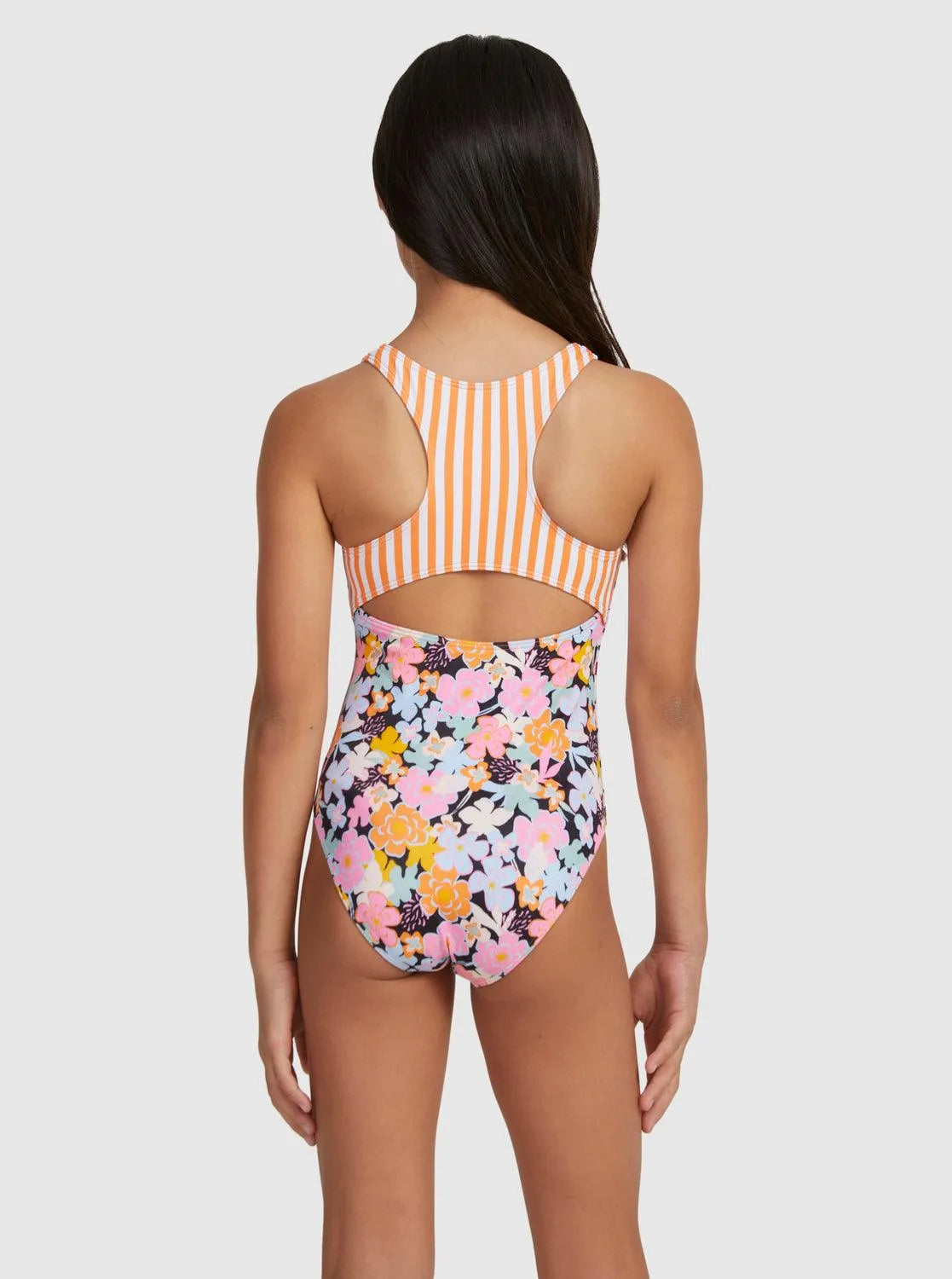 Girls 6-16 Above The Limits One-Piece Swimsuit - Beachin Surf