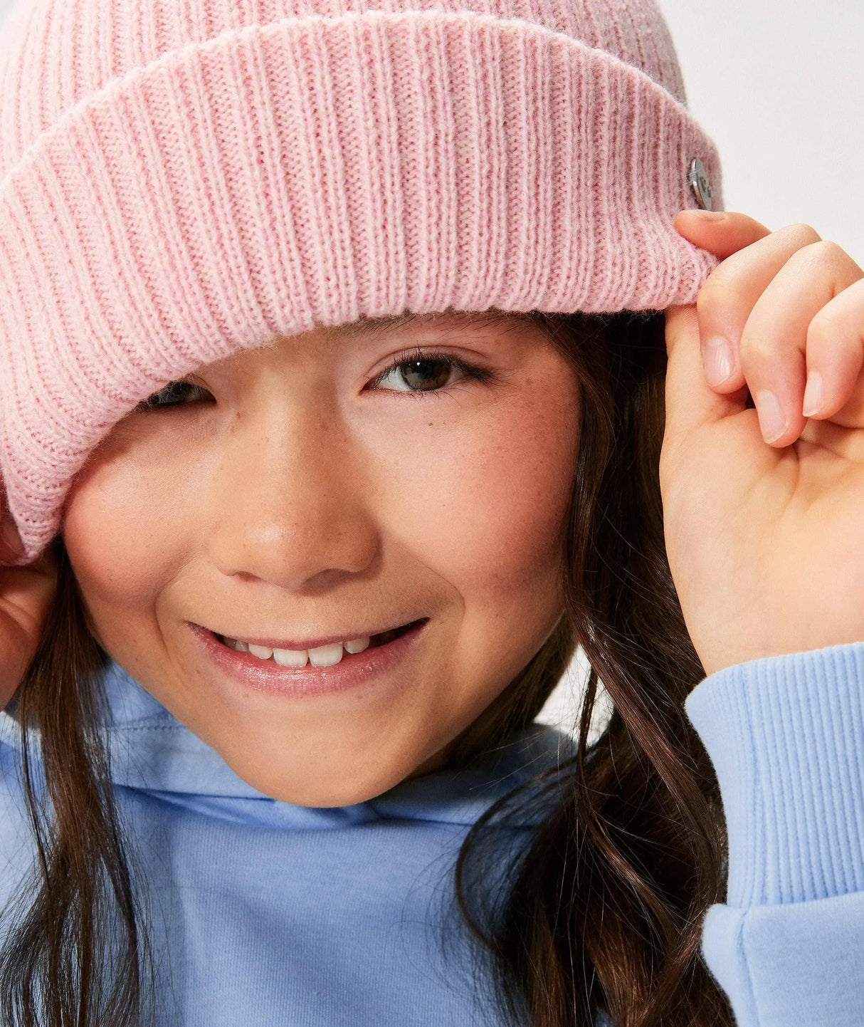 Girls Island Pom Beanie