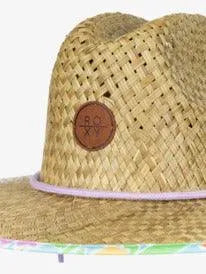 Girls Pina To My Colada Straw Sun Hat - Beachin Surf