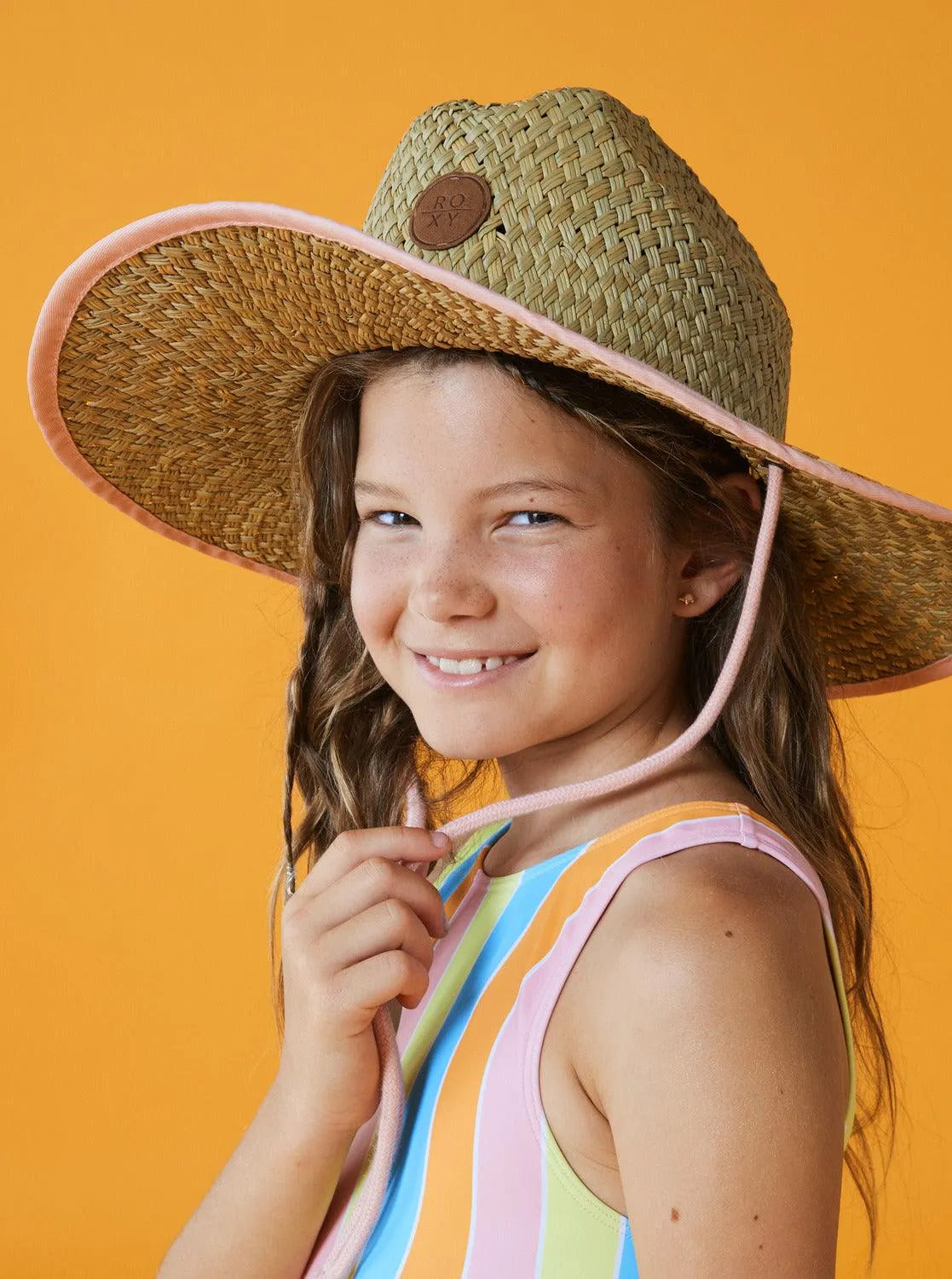 Girls Pina To My Colada Sun Hat-Printed - Beachin Surf
