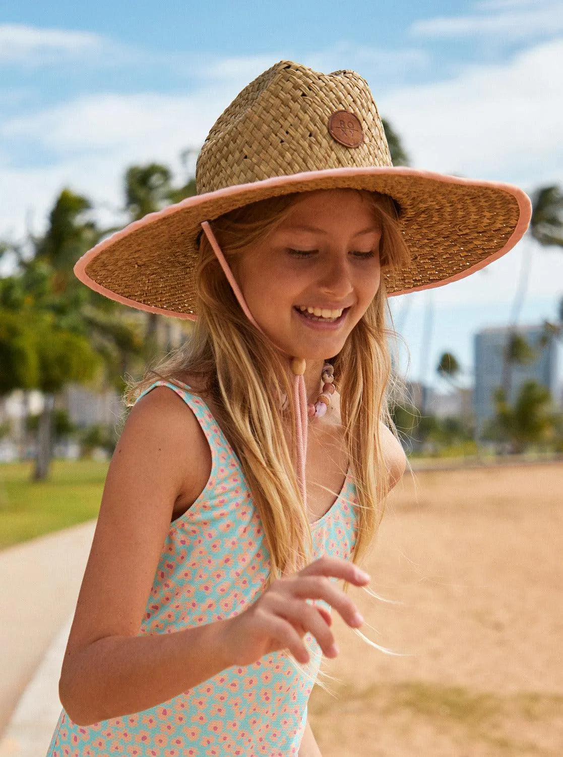 Girls Pina To My Colada Sun Hat-Printed - Beachin Surf