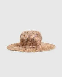 Girls Rainbow Straw Hat - Beachin Surf