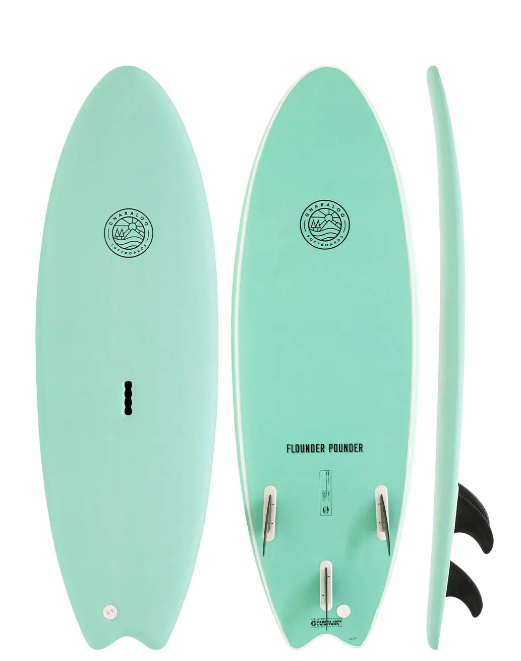 Gnaraloo Flounder Pounder Kids and Youth Softboard - Beachin Surf