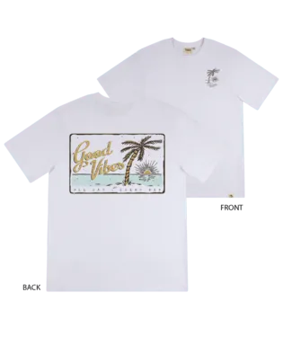 Good Vibes Palm - Mens T - Beachin Surf