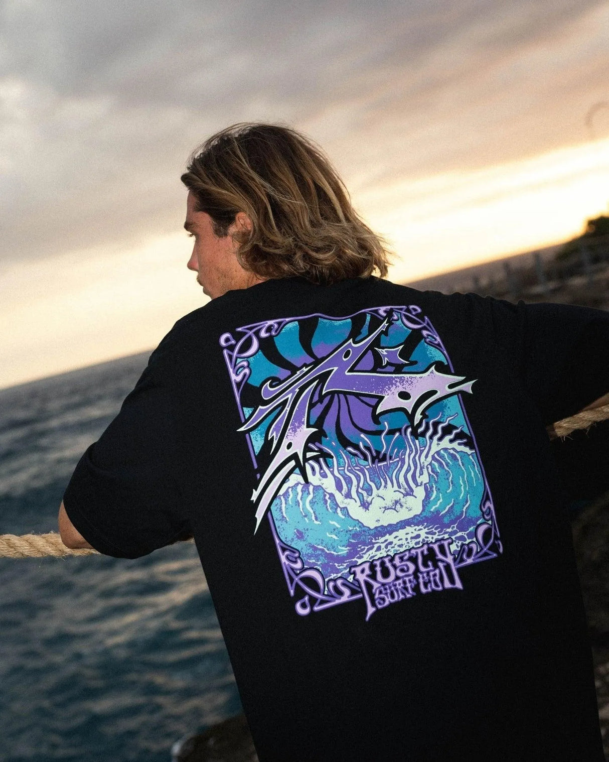 Gr8Ful H8Ful Short Sleeve Graphic Tee - Beachin Surf