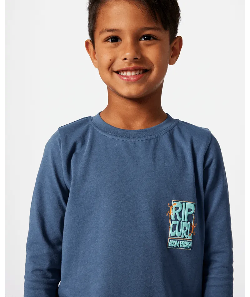 Grom Energy LS Tee - Boy - Beachin Surf
