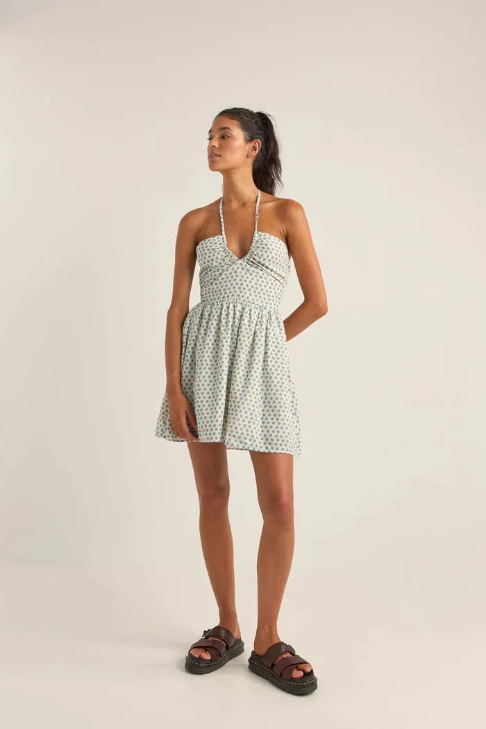 Harper Halter Mini Dress - Beachin Surf